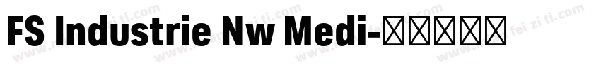 FS Industrie Nw Medi字体转换